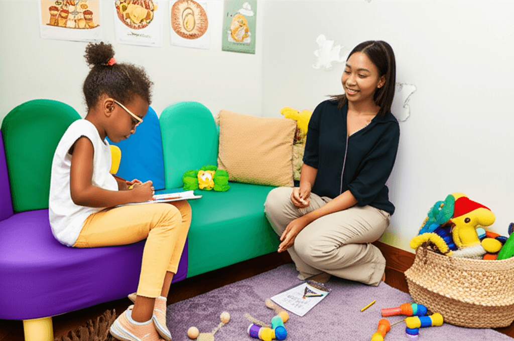 Child therapy session